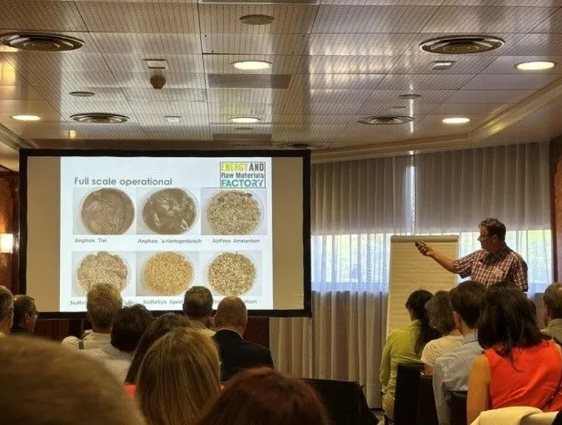 Ruud presenteert in Madrid over fosfor uit afvalwater